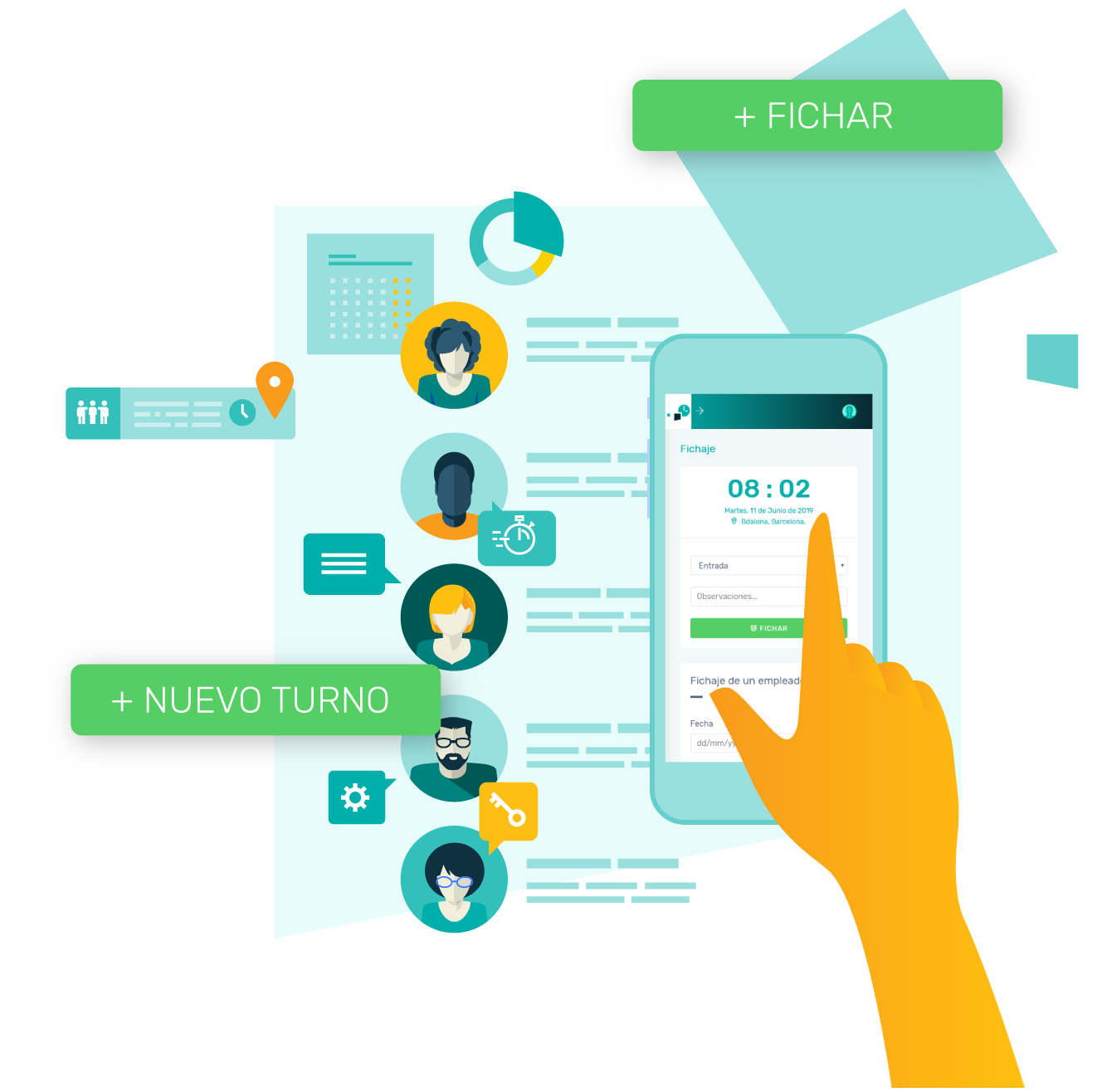 Einatime - Control horario y presencia