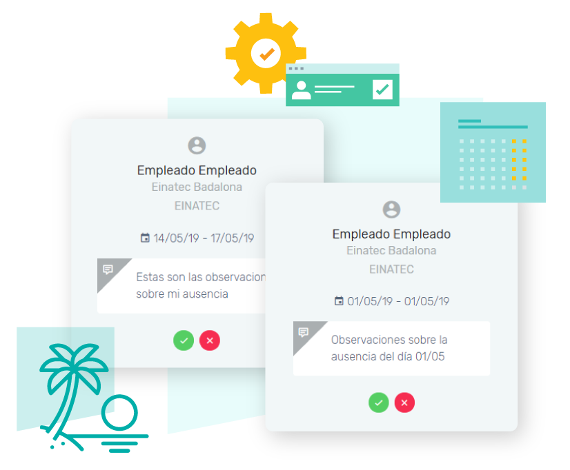 Einatime - Gestión de solicitudes